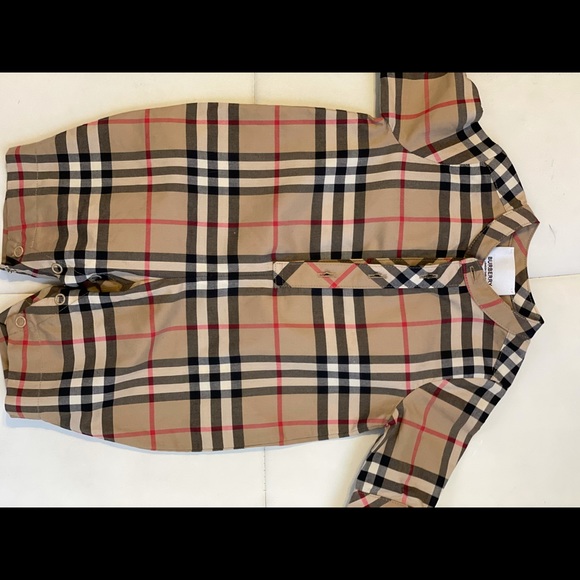 Authentic Burberry newborn onesie